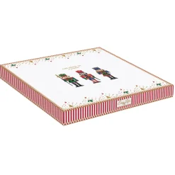 Easy Life Plat à gâteau avec spatule NUTCRACKER> Noël|Services De Table En Porcelaine​