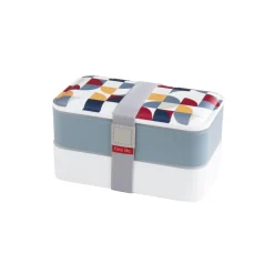 Easy Life Porte-repas avec 2 compartiment GEOMETRIC2> Lunch Box