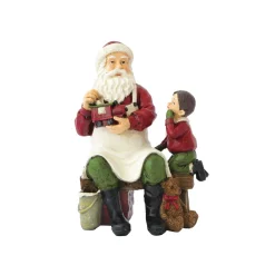 Easy Life Père Noël avec un enfant CHRISTMAS FIGURINES> Noël|Christmas Figurines