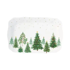 Easy Life Service de plateau FESTIVE TREES> Services De Table En Porcelaine|Festive Trees