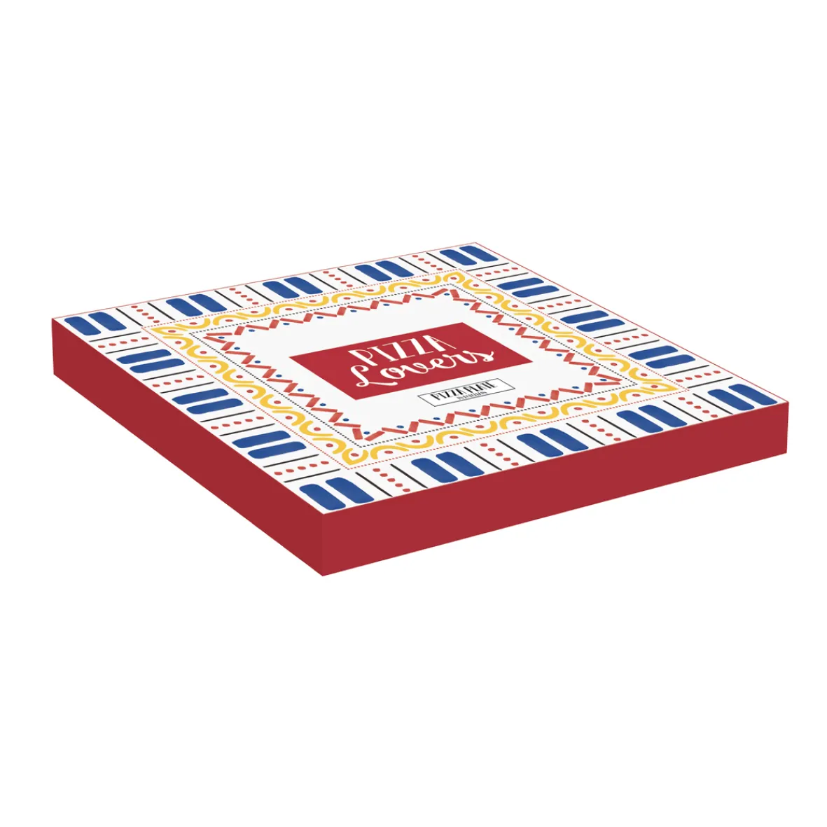 Easy Life Set de 4 assiettes à pizza PASTA & PIZZA LOVERS> Services De Table En Porcelaine|Pizza & Pasta Lovers