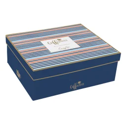 Easy Life Set de 4 mugs en porcelaine de 300 ml BORD DE MER> Petit Dejeuner