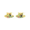 Easy Life Set de 2 tasses à café et soucoupe EXOTIC PARADISE> Petit Dejeuner|Exotic Paradise