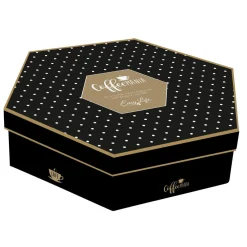Easy Life Set de 6 tasses à espresso avec soucoupes en bambou, capacité 110 ml GOOD MORNIN> Petit Dejeuner