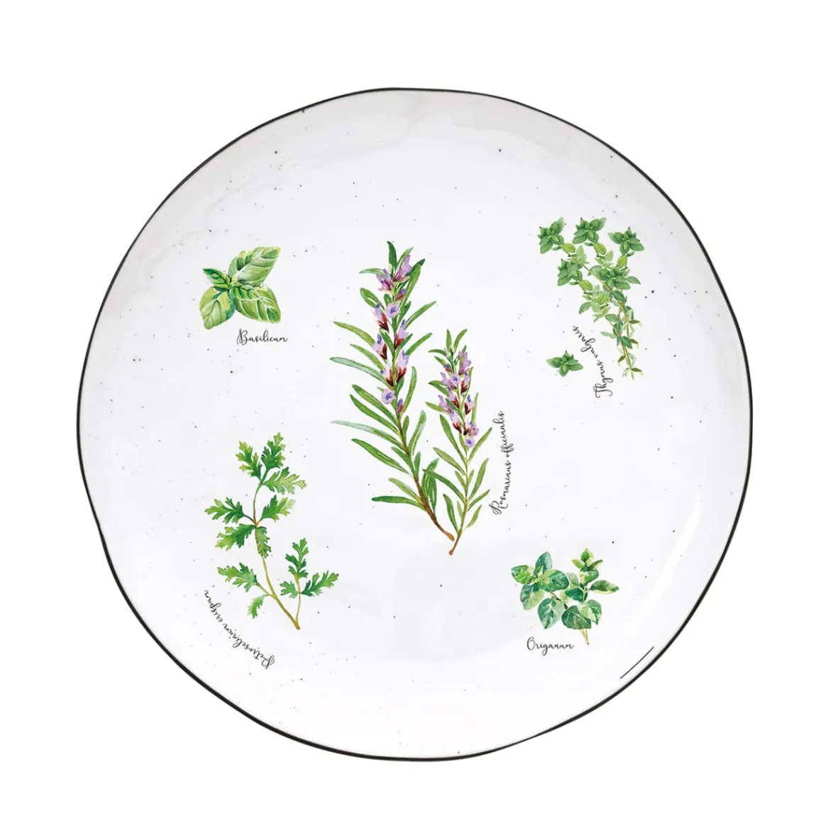 Easy Life Set de vaisselle 18 pcs HERBARIUM> Quotidienne|Services De Table En Porcelaine