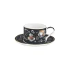 Easy Life Tasse avec soucoupe BARISTA> Petit Dejeuner