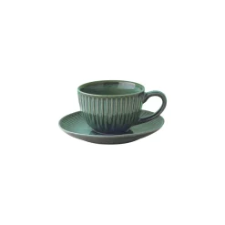 Easy Life Tasse avec soucoupe GALLERY GREEN> Moderne|Petit Dejeuner