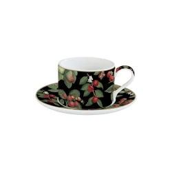 Easy Life Tasse avec soucoupe ORCHARD> Nature|Petit Dejeuner