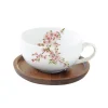 Easy Life tasse avec soucoupesa SAKURA> Nature|Petit Dejeuner