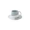 Easy Life Tasse à café avec soucoupe DOUBLE GREY> Petit Dejeuner|Double