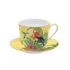 Easy Life Tasse de petit déjeuner avec assiette EXOTIC PARADISE> Petit Dejeuner|Exotic Paradise