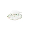Easy Life Tasse à espresso avec soucoupe, 120 ml BOTANIQUE> Nature|Petit Dejeuner