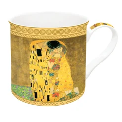 Easy Life Tasse individuelle en porcelaine de 300 ml dans une boîte cadeau THE KISS> Masterpiece|Petit Dejeuner