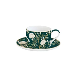 Easy Life Tasse à thé avec soucoupe ROYAL PEONIES> Petit Dejeuner|Royal Peonies