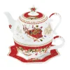 Easy Life Thérière pour une personne en porcelaine 450 ml CHRISTMAS MEMORIES> Noël|Petit Dejeuner